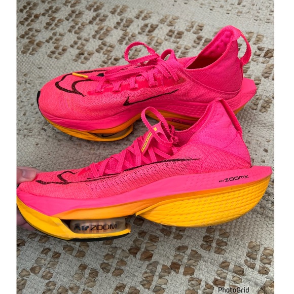 Nike Air Zoom Alphafly Next% 2 "Hyper Pink/Laser Orange" sneakers - Picture 2 of 7